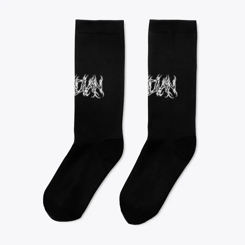 Obsidian Black Socks